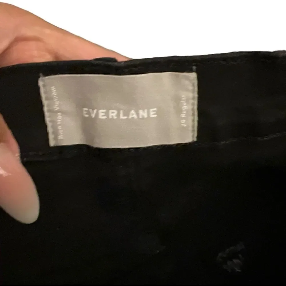 Everlane Black Mid Rise Regular Skinny  Stretch Jean